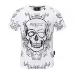 t shirt philipp plein dhgate mode white skull fire